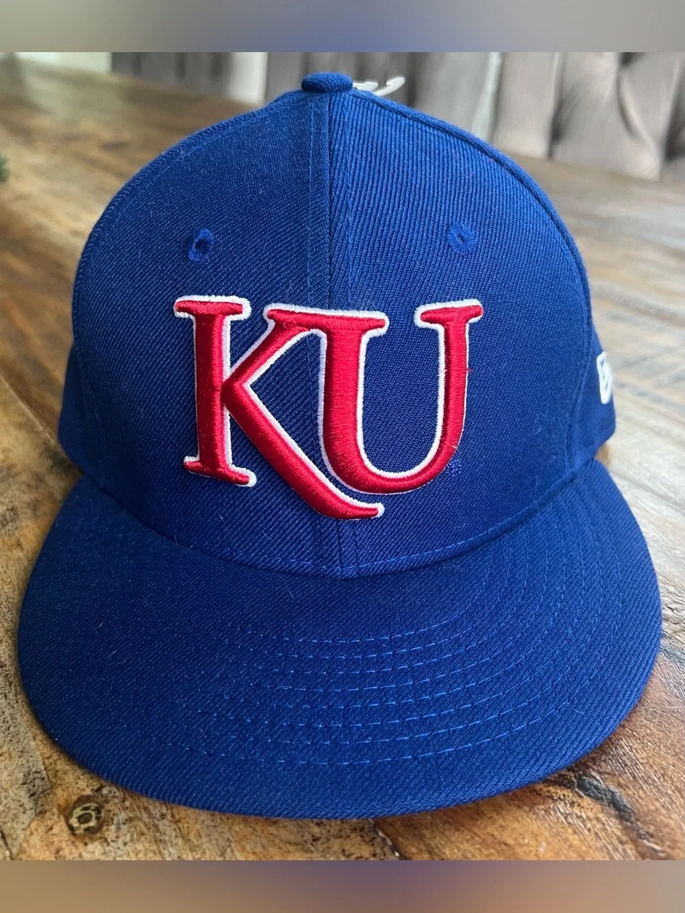 KU Jayhawks Embroidered Fitted Hat